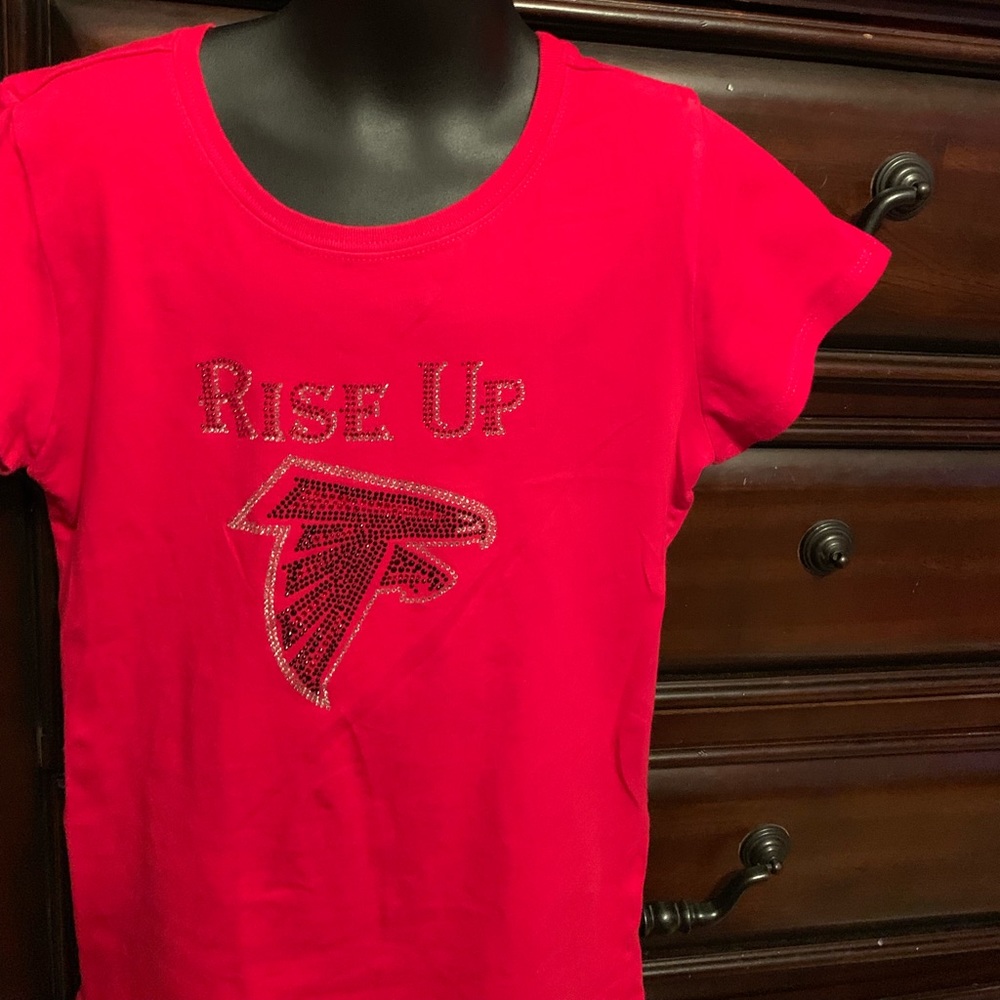 Youth Rise Up Falcons Red Shirt